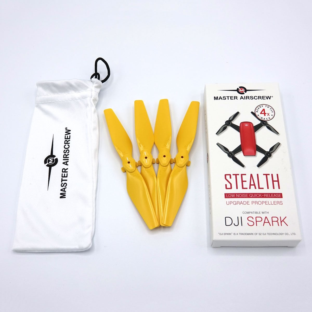 4.7x2.9 DJI Spark STEALTH Upgrade Propeller Set, 4x Yellow-3