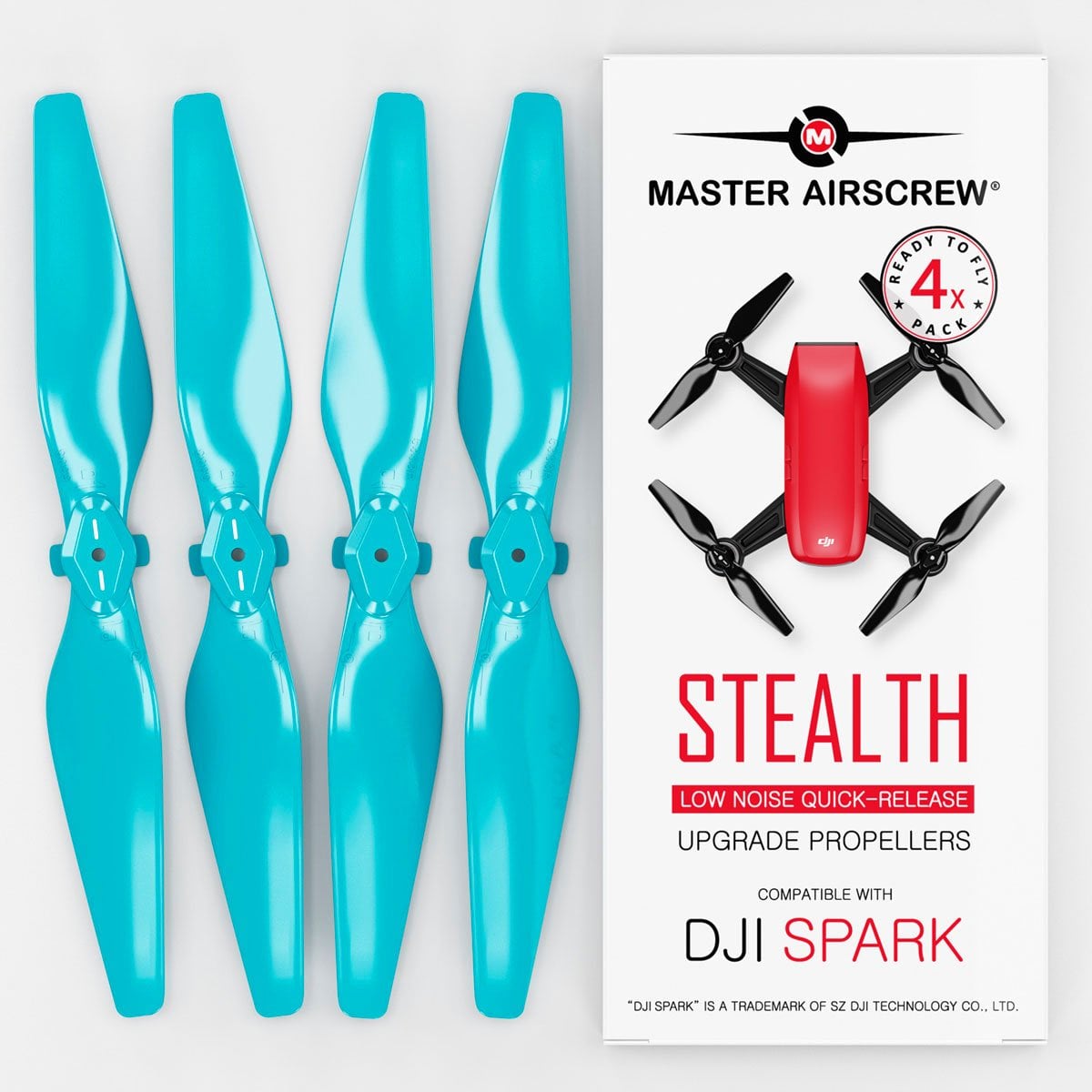 4.7x2.9 DJI Spark STEALTH Upgrade Propeller Set, 4x Blue