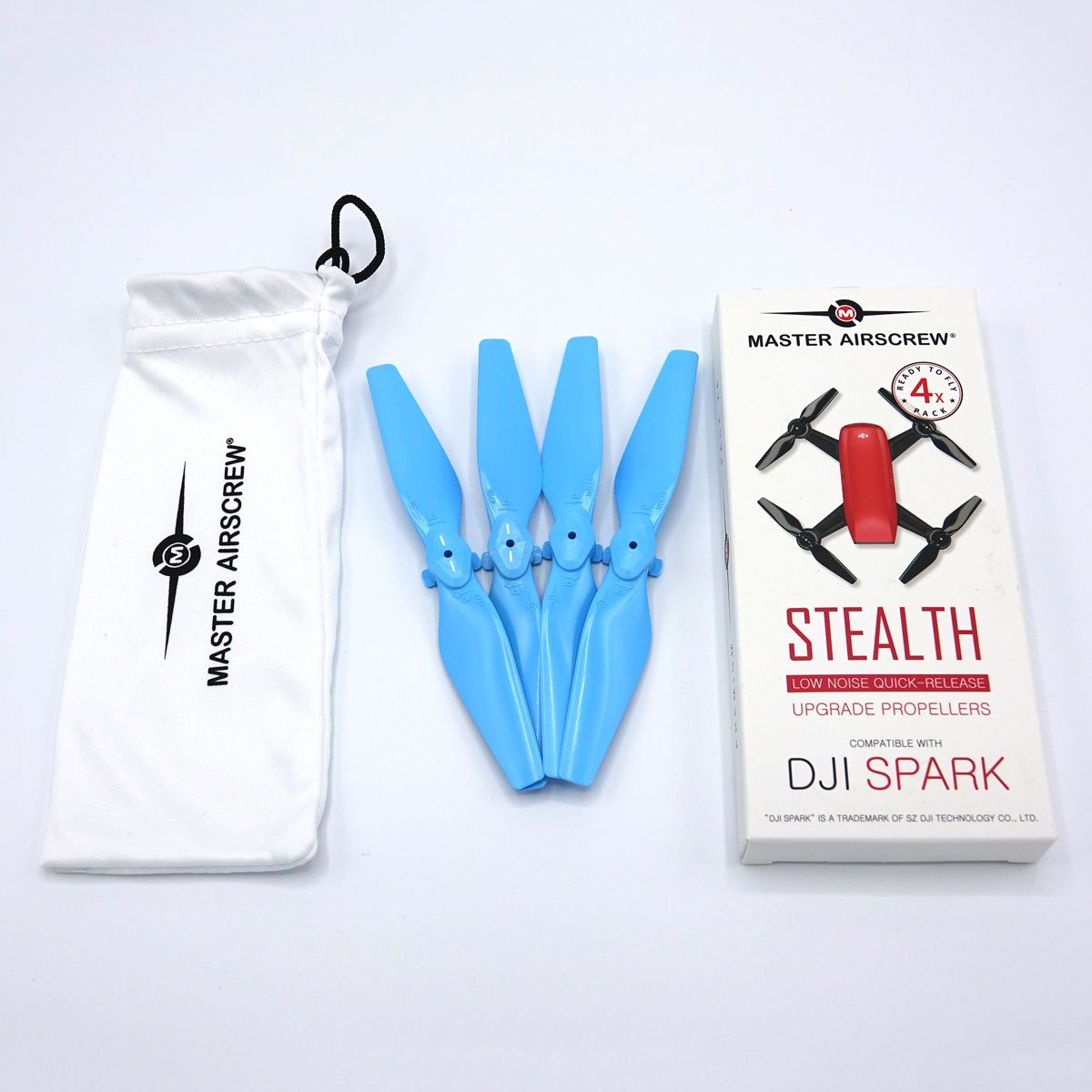 4.7x2.9 DJI Spark STEALTH Upgrade Propeller Set, 4x Blue-3