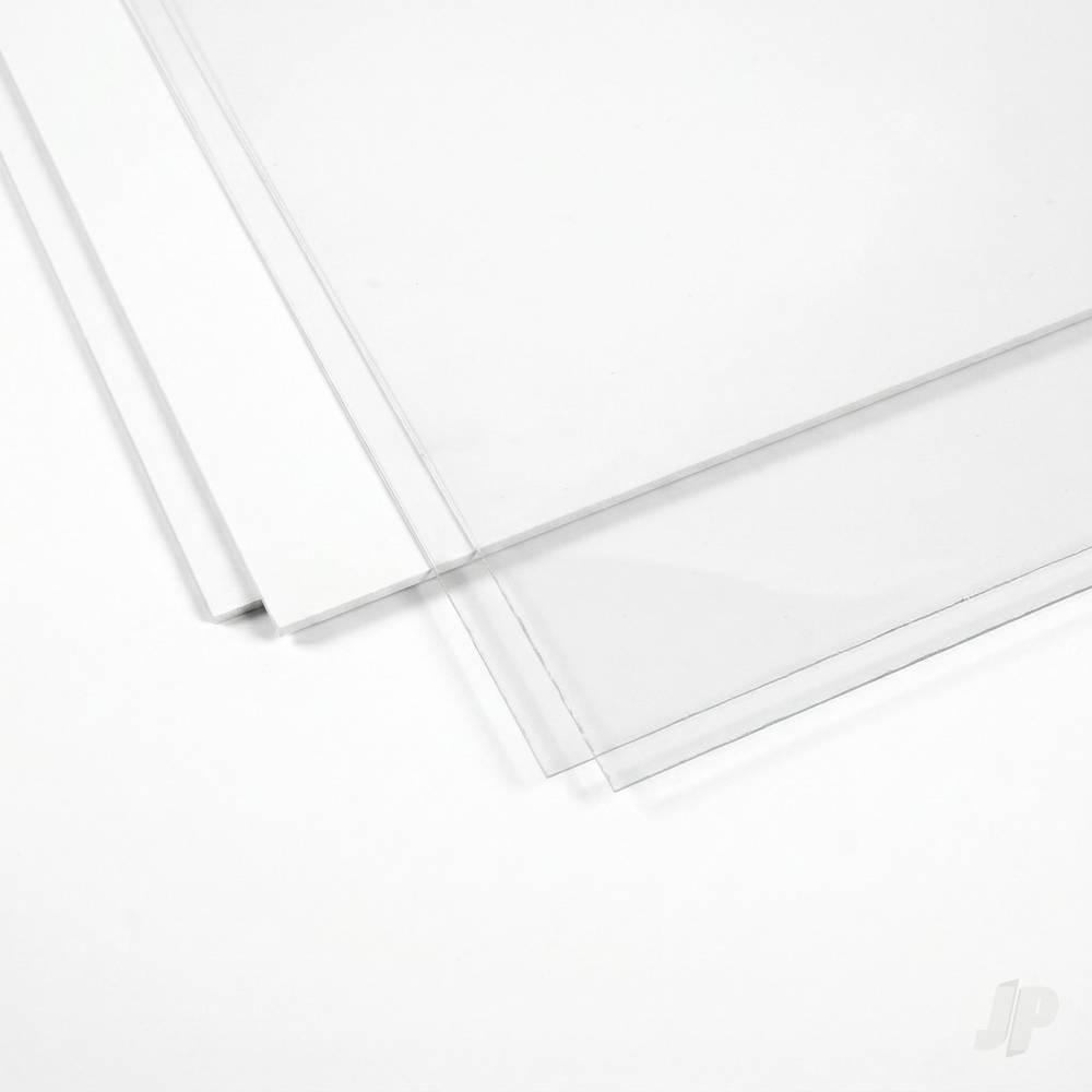 12x24in (30x60cm) Clear Sheet .015in Thick (5 Sheet per pack)