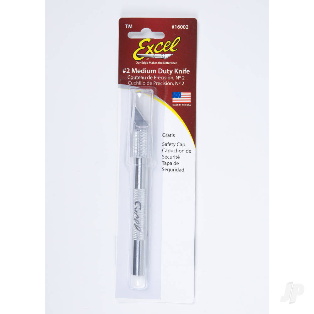 K2 Knife, Medium Duty Round Aluminium with Safety Cap (Carded)-4