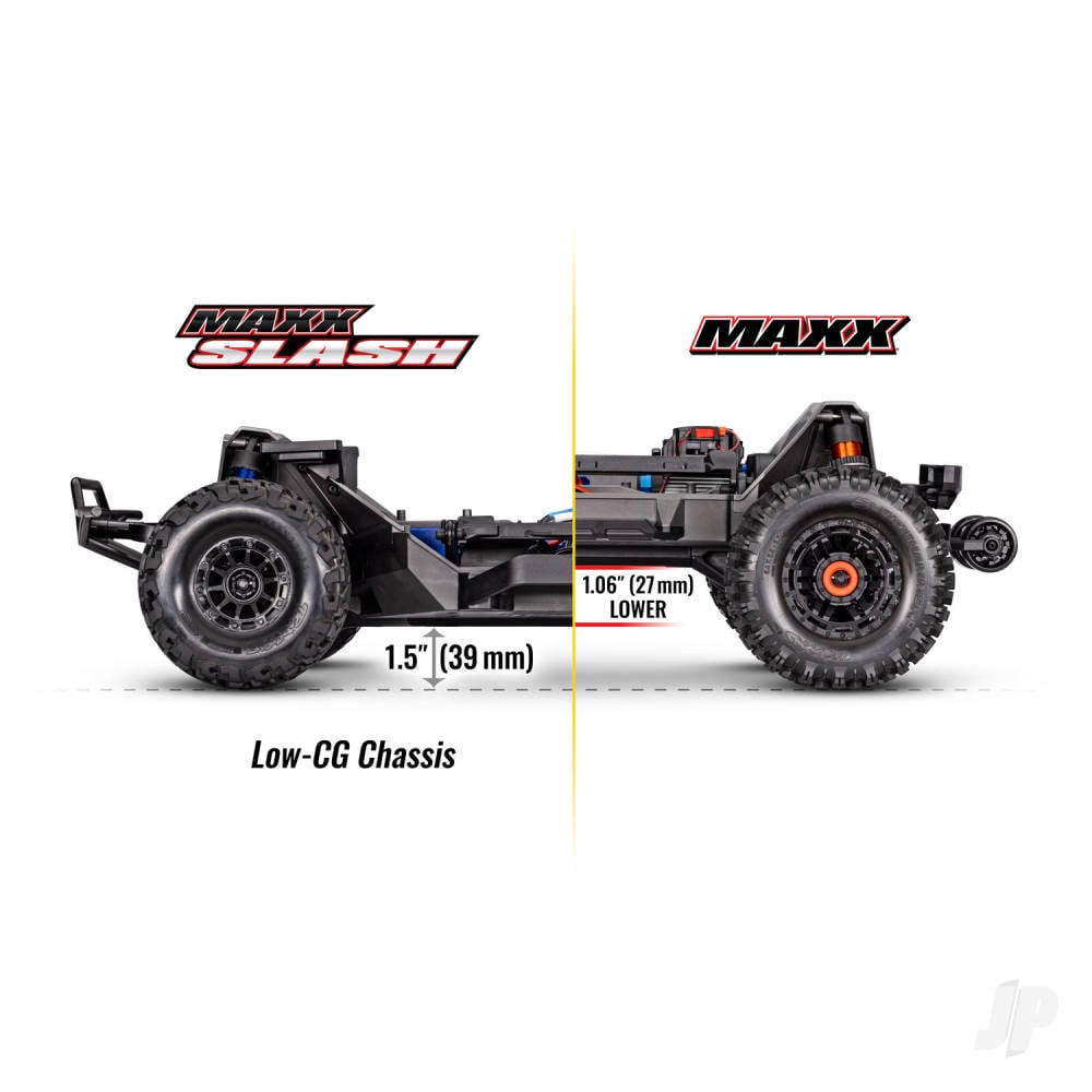 Maxx Slash 1:8 6S 4WD Short Course Truck, FD Blue (+TQI 2-ch Link, VXL-6S, Velineon 2000kV, TSM) FD-18