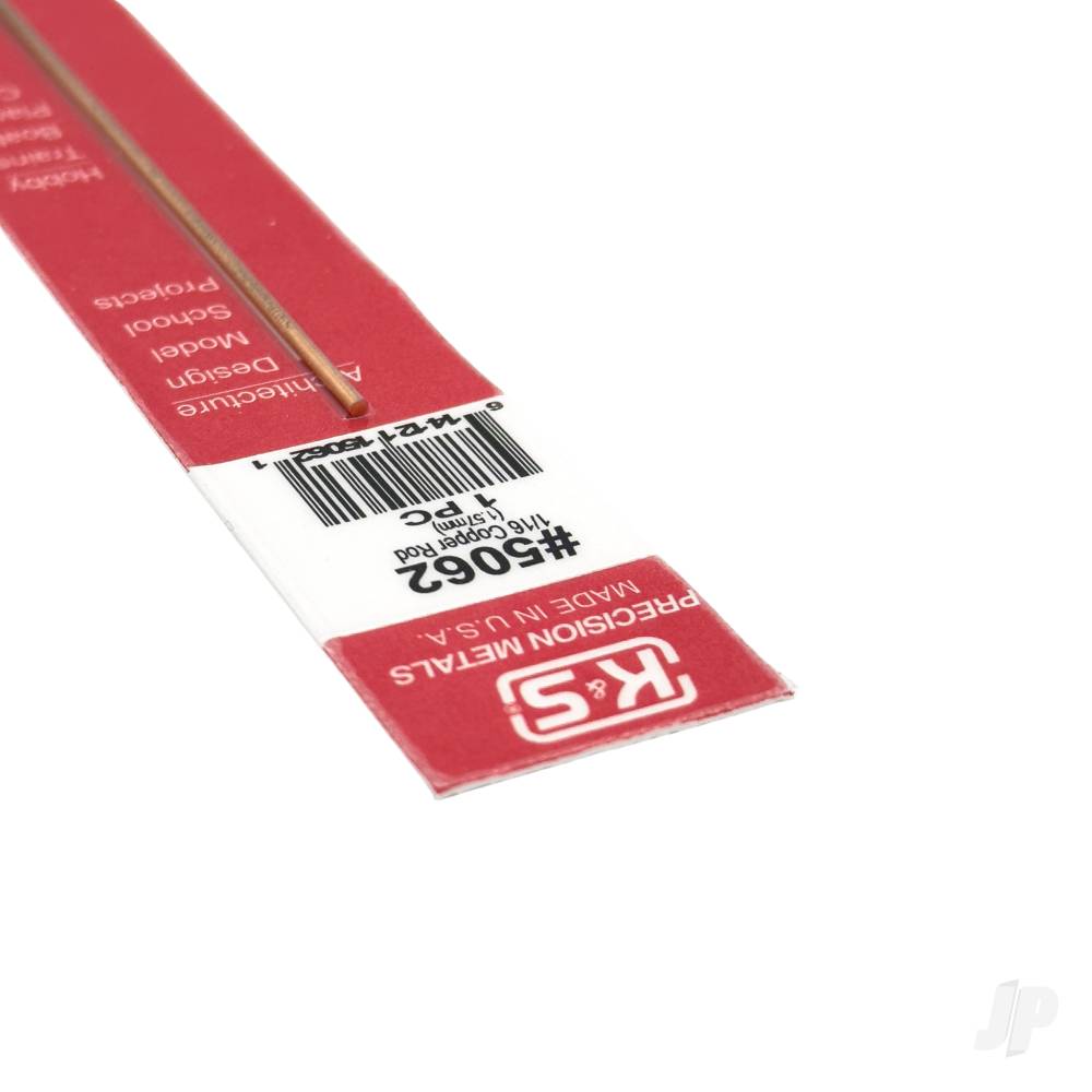 1/16 Copper Round Rod (12in long) (5 pcs)-3