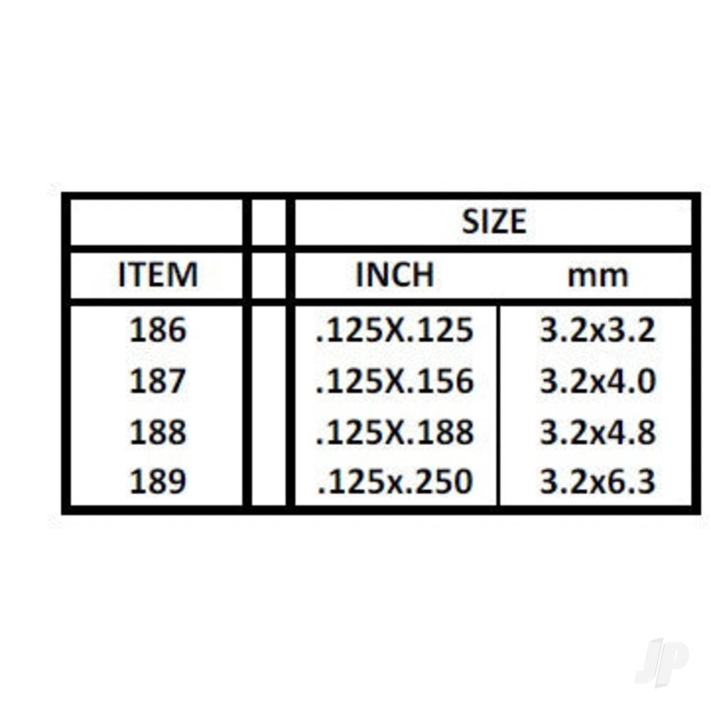 14in (35cm) Strip .040x.100in (10 per pack)-6