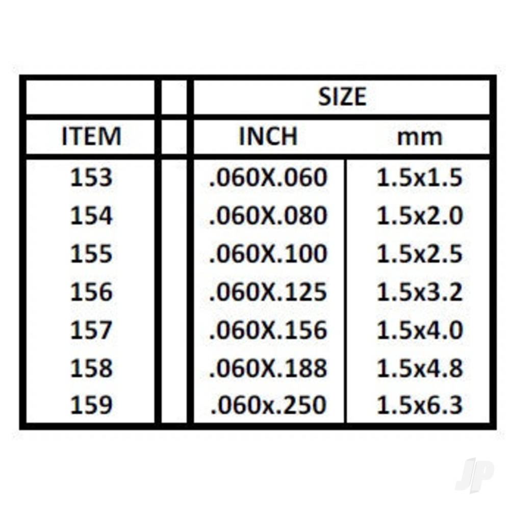 14in (35cm) Strip .040x.080in (10 per pack)-4