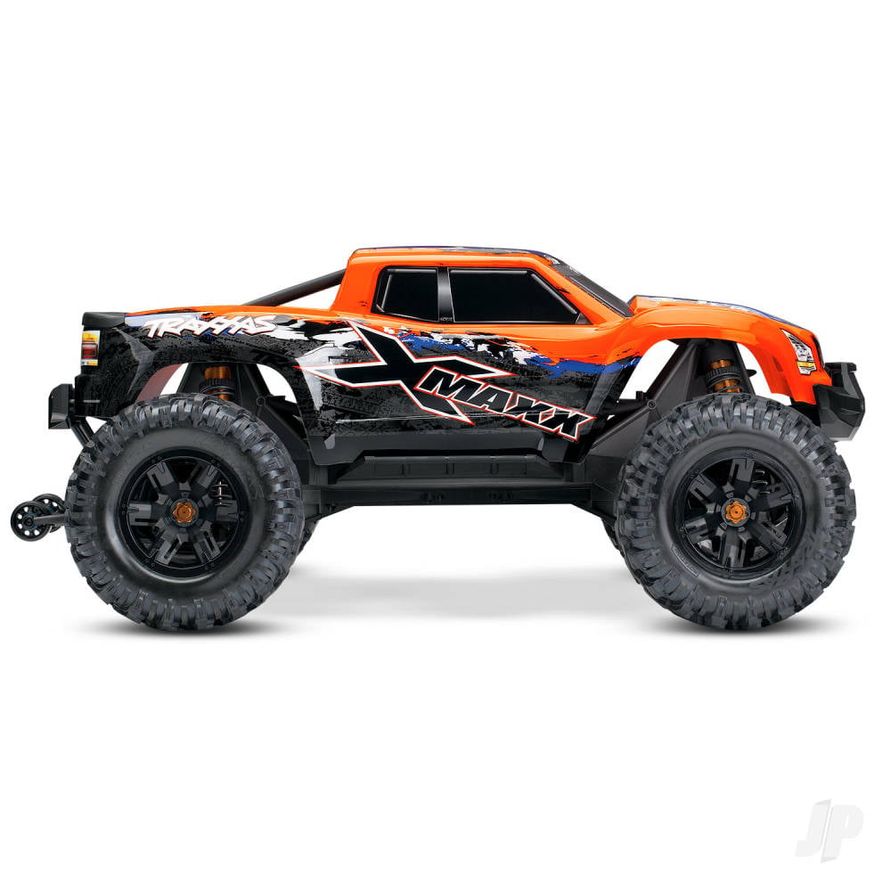 X-Maxx 1:6 8S 4WD Electric Monster Truck, OrangeX (+ TQi 2-ch, VXL-8s, Velineon 1200XL, TSM)-2