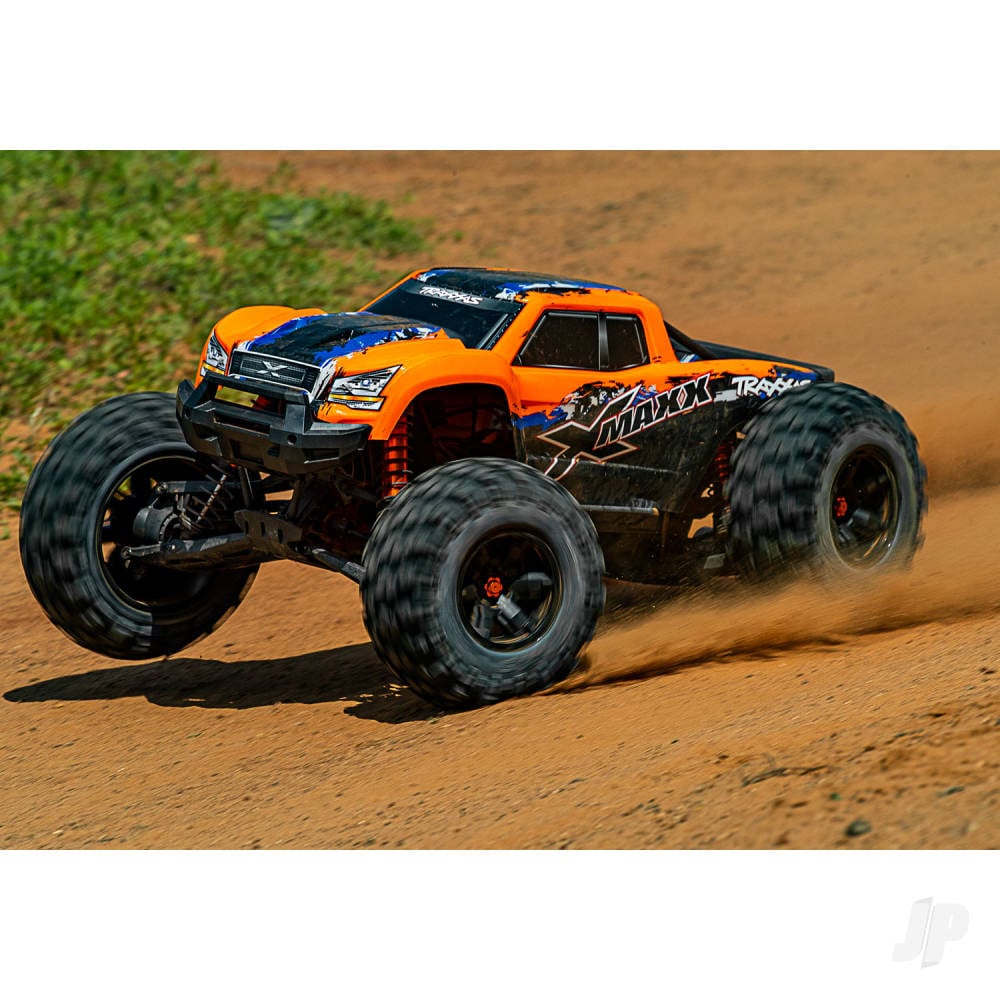 X-Maxx 1:6 8S 4WD Electric Monster Truck, OrangeX (+ TQi 2-ch, VXL-8s, Velineon 1200XL, TSM)-6
