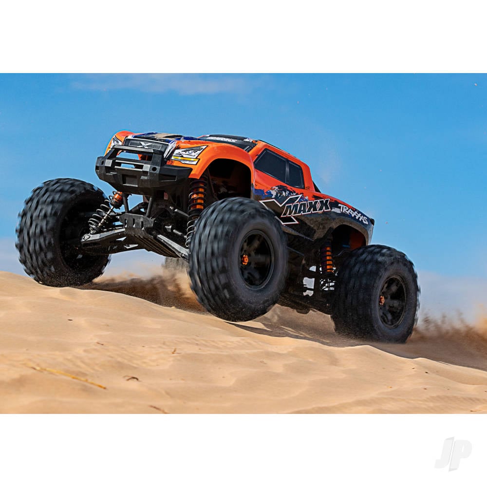X-Maxx 1:6 8S 4WD Electric Monster Truck, OrangeX (+ TQi 2-ch, VXL-8s, Velineon 1200XL, TSM)-8