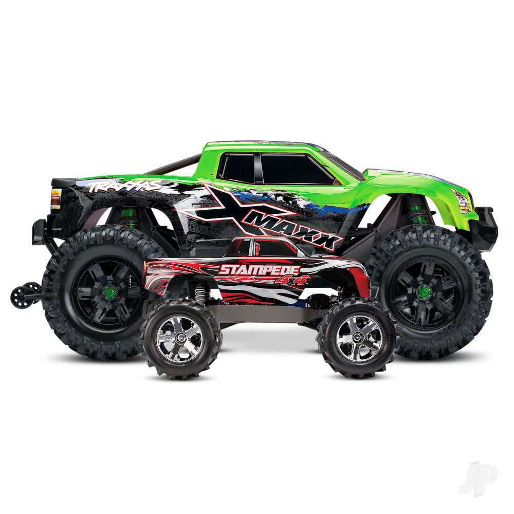 X-Maxx 1:6 8S 4WD Electric Monster Truck, OrangeX (+ TQi 2-ch, VXL-8s, Velineon 1200XL, TSM)-10