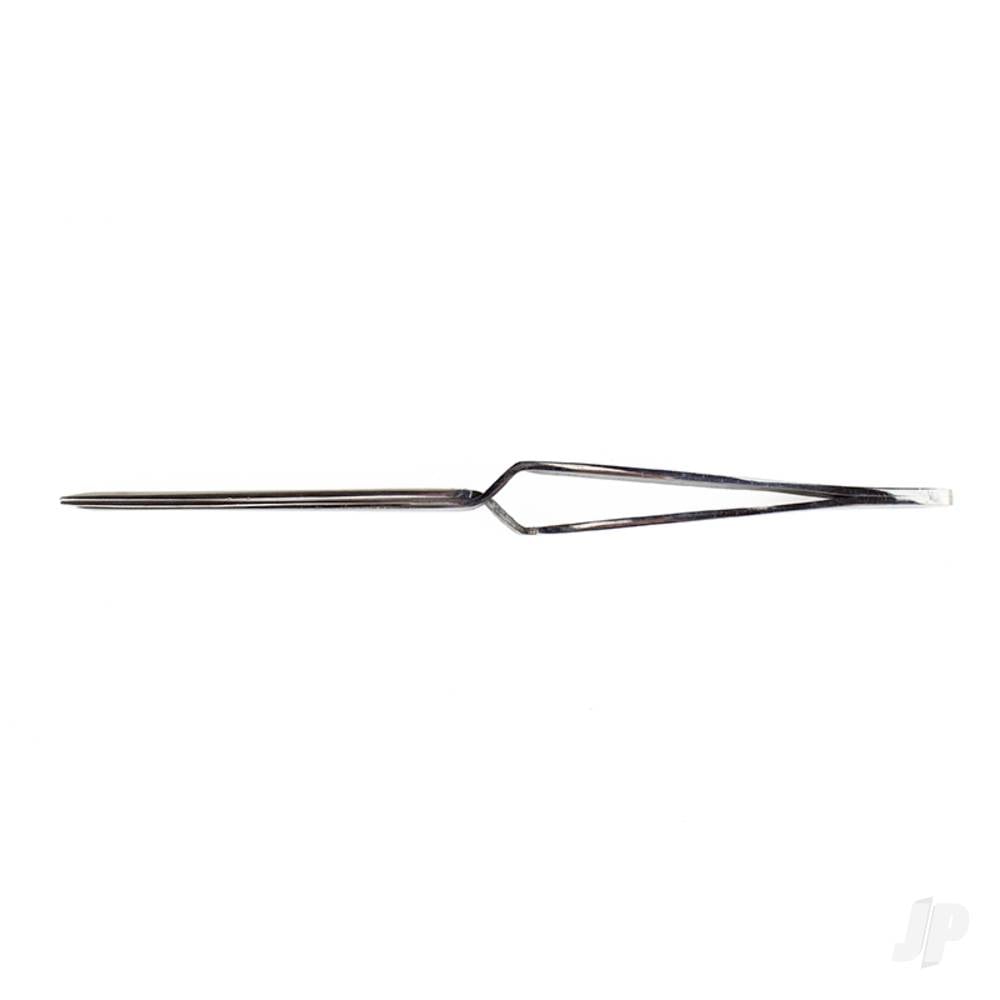 6.5in Large Self Closing Stainless Steel Tweezers (Carded)-6