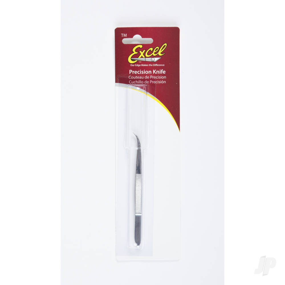 6in Curved Point Stainless Steel Tweezers (Carded)-6