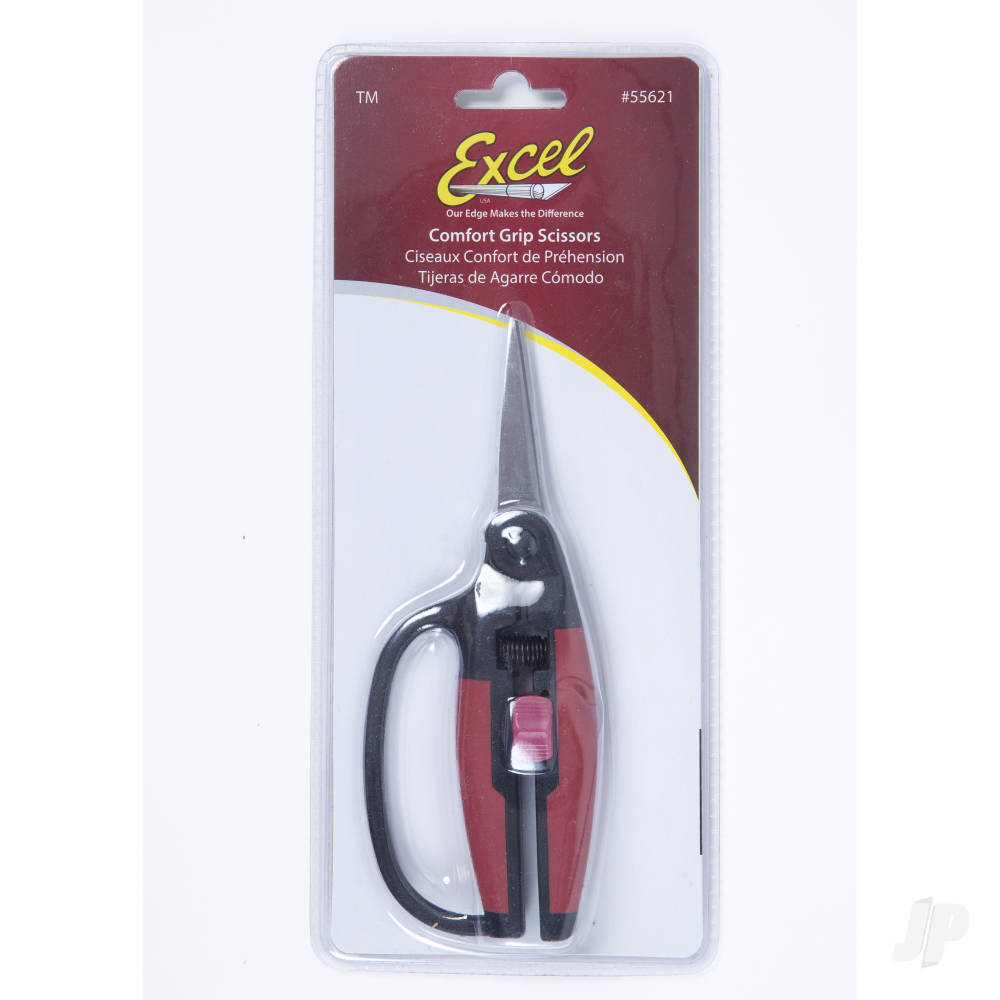 6.5in Stainless Steel Scissors, Comfort Grip (Carded)-7