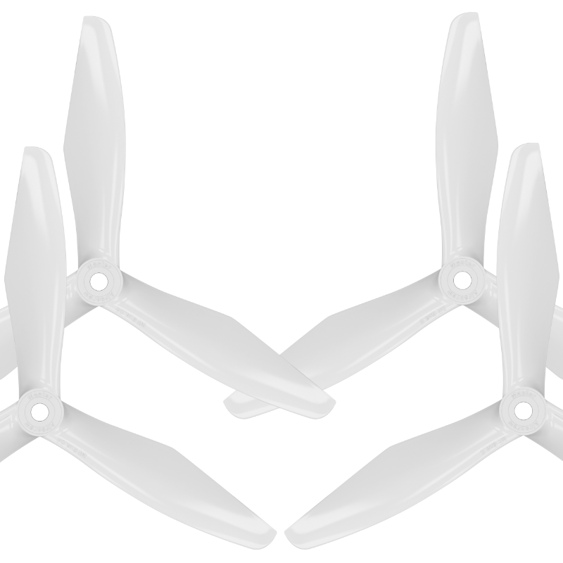 5x4.5 RS 3-Blade FPV Propeller Set x4 White