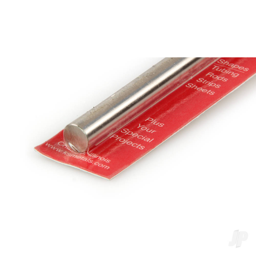 3/8in Stainless Steel Round Rod (12in long)-2