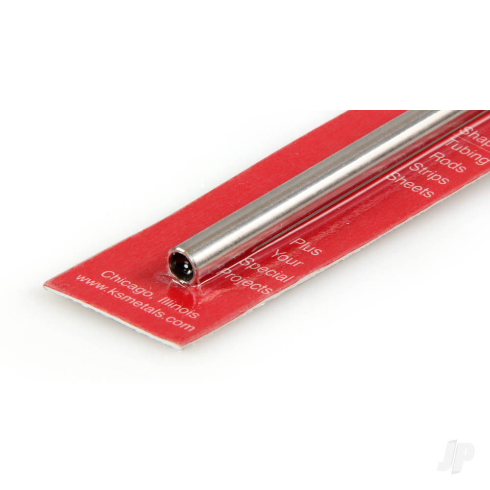 1/4in Stainless Steel Round Tube, .028in Wall (12in long)-2