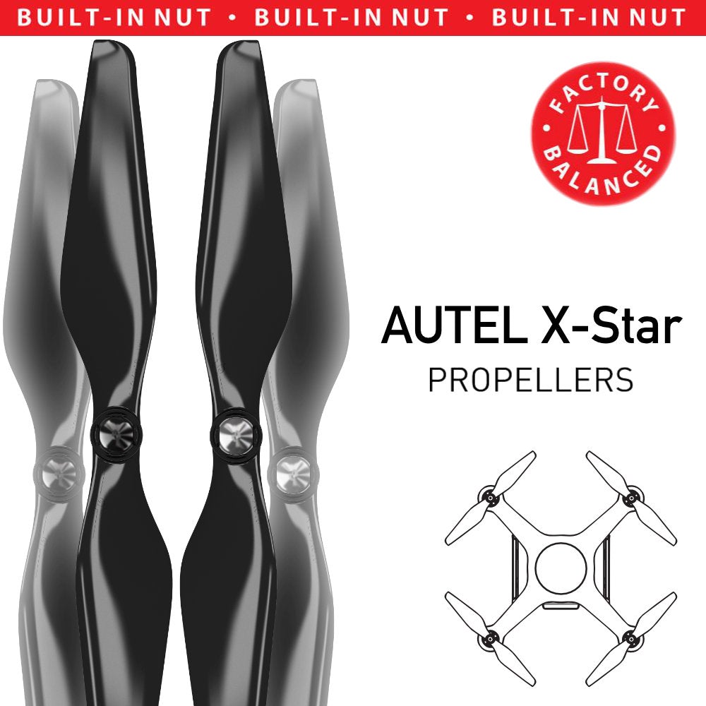 9.4x5 MR AU Propeller C Set x4 Black for AUTEL X Star-2