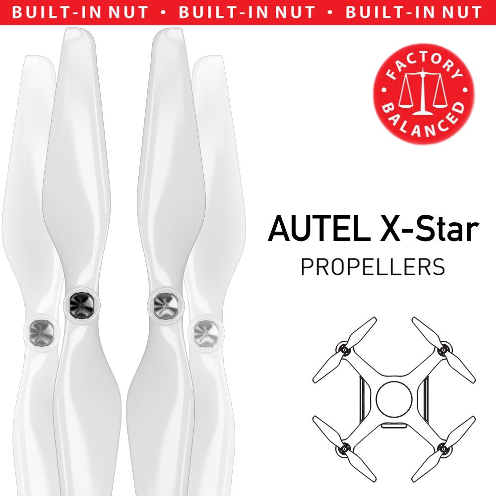 9.4x5 MR AU Propeller C Set x4 White for AUTEL X Star-2