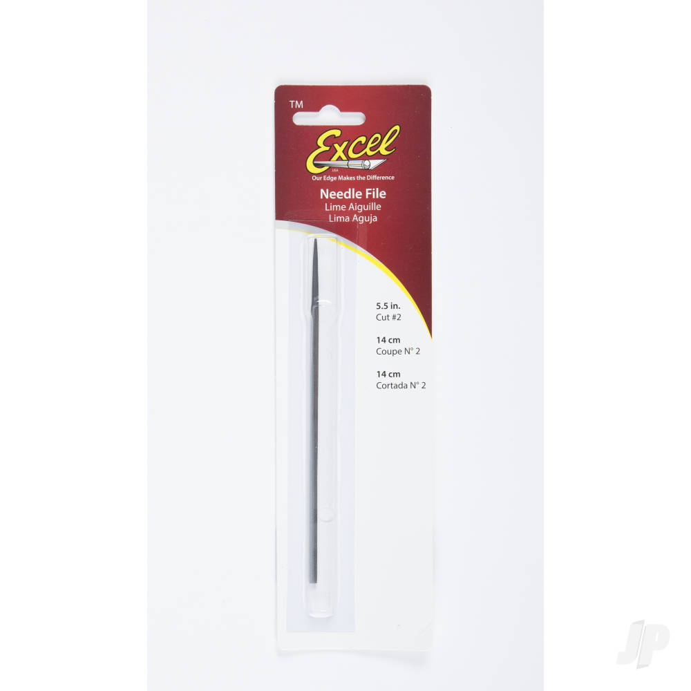 5.5in (13.97cm) Round Needle File, Cut #2 (Carded)-6