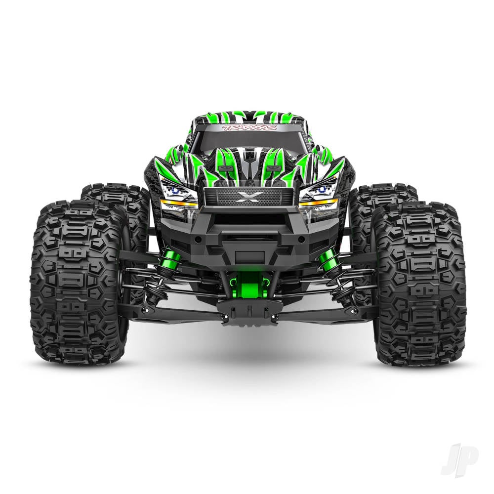X-Maxx Ultimate 1:6 8S 4WD Electric Monster Truck, Green (+ TQi 2-ch Link, VXL-8s, Velineon 1200XL, TSM)-3