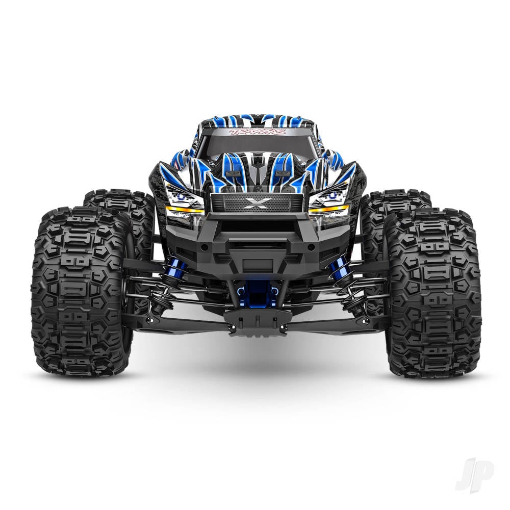 X-Maxx Ultimate 1:6 8S 4WD Electric Monster Truck, Blue (+ TQi 2-ch Link, VXL-8s, Velineon 1200XL, TSM)-3