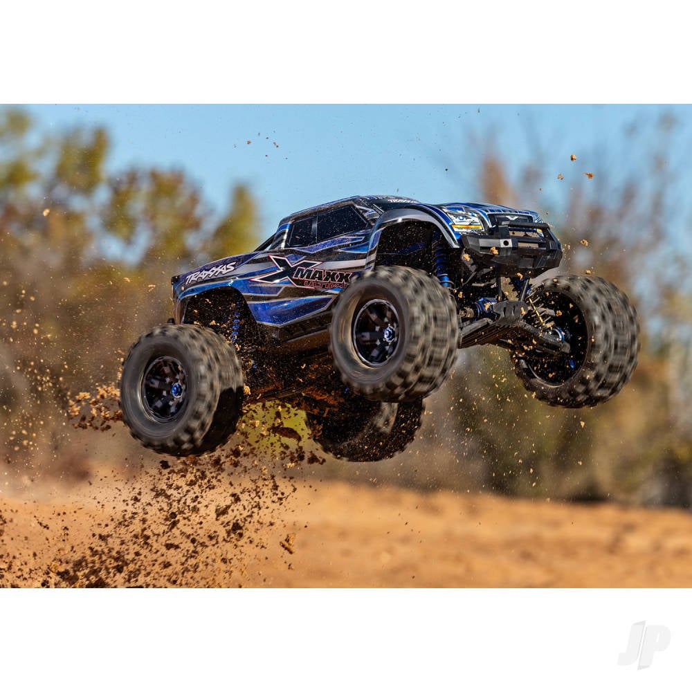 X-Maxx Ultimate 1:6 8S 4WD Electric Monster Truck, Blue (+ TQi 2-ch Link, VXL-8s, Velineon 1200XL, TSM)-17