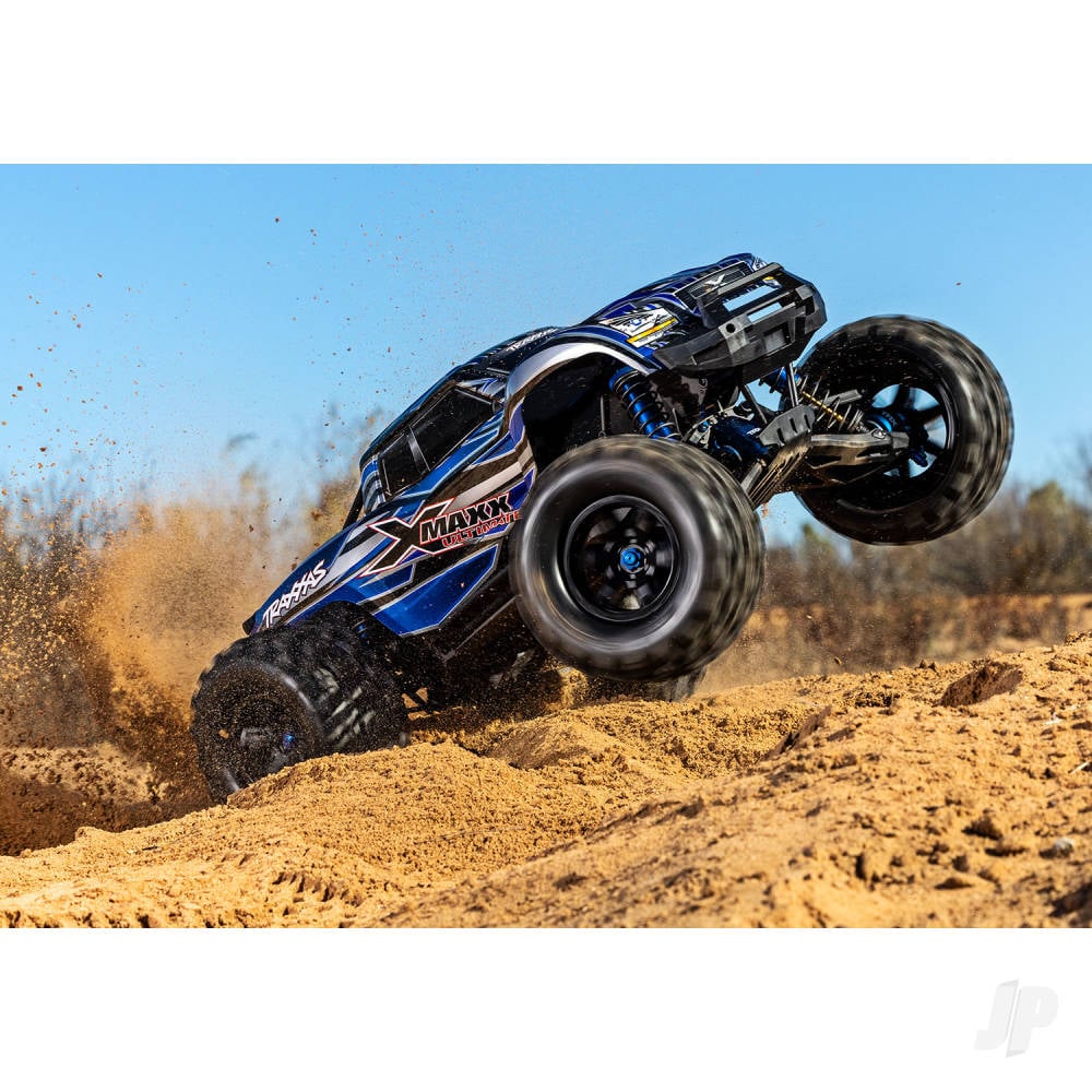 X-Maxx Ultimate 1:6 8S 4WD Electric Monster Truck, Blue (+ TQi 2-ch Link, VXL-8s, Velineon 1200XL, TSM)-19