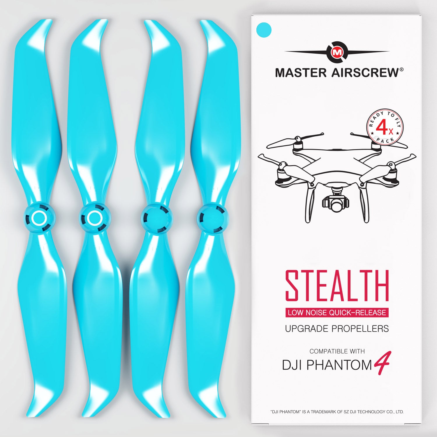 MR-PH Stealth 9.5x5.7 Prop Set x4 Blue for DJI PHANTOM 4 gen.-2