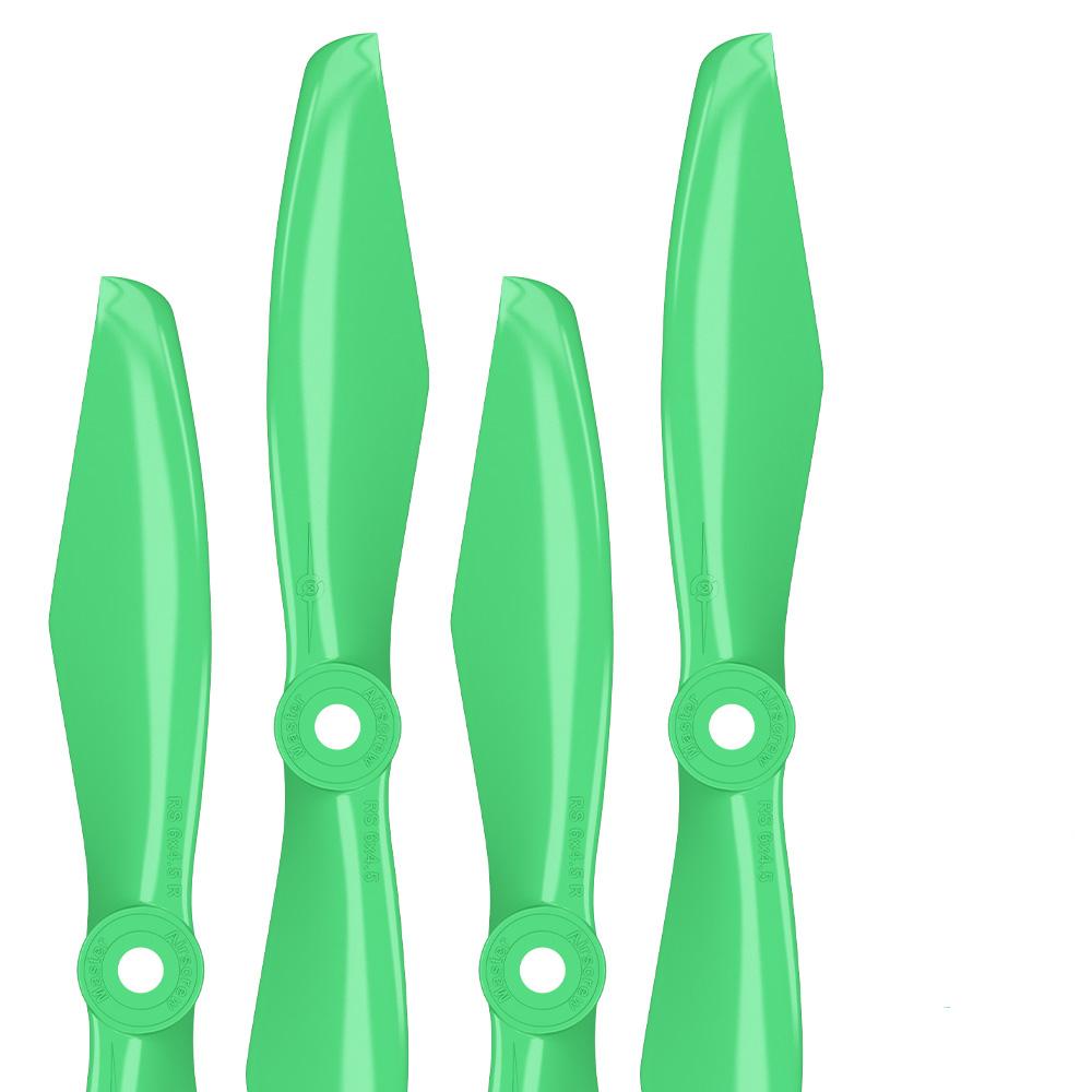 6x4.5 RS-FPV Racing Propeller Set 4x Green-2