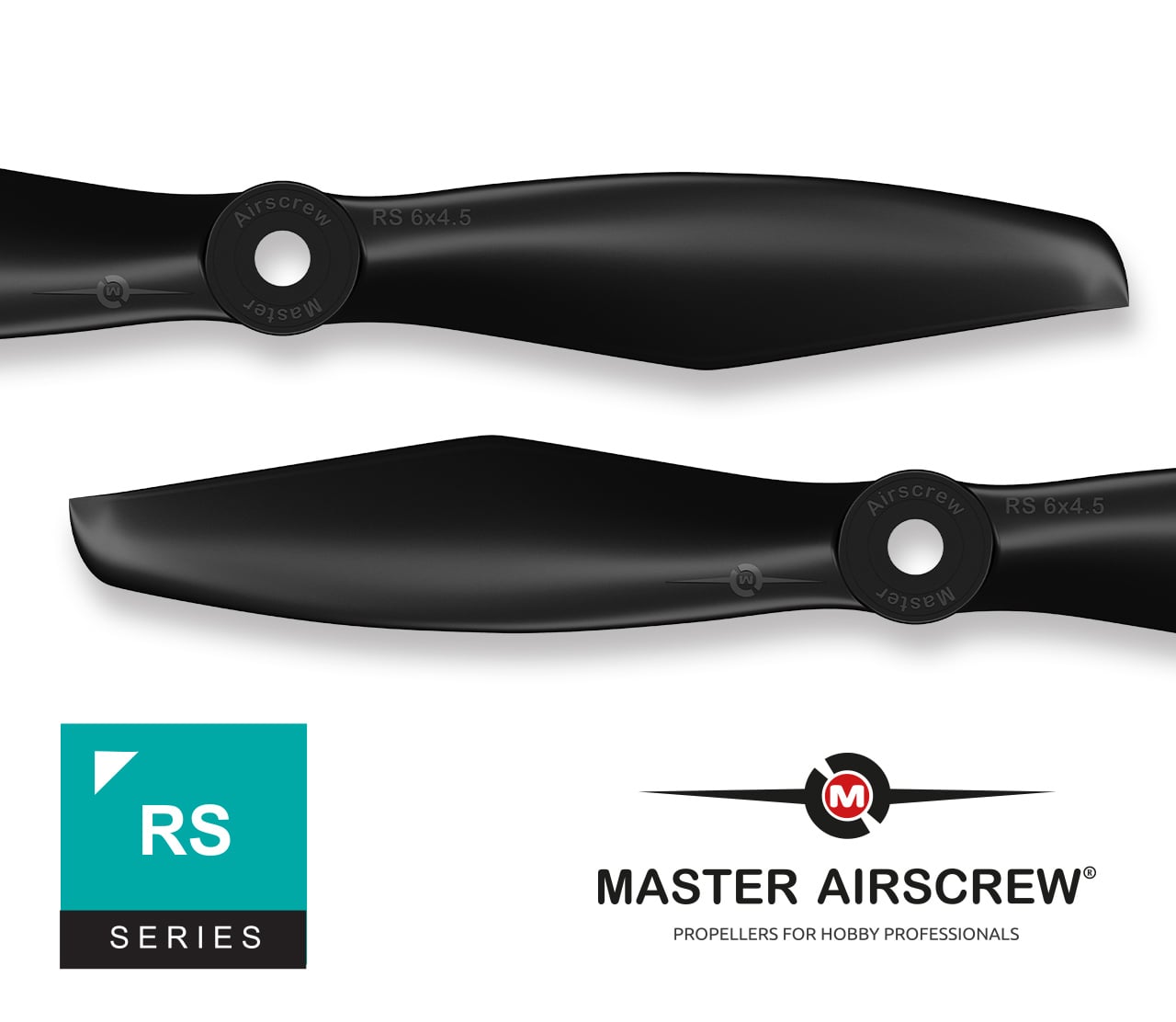 6x4.5 RS-FPV Racing Propeller Set 4x Black-10