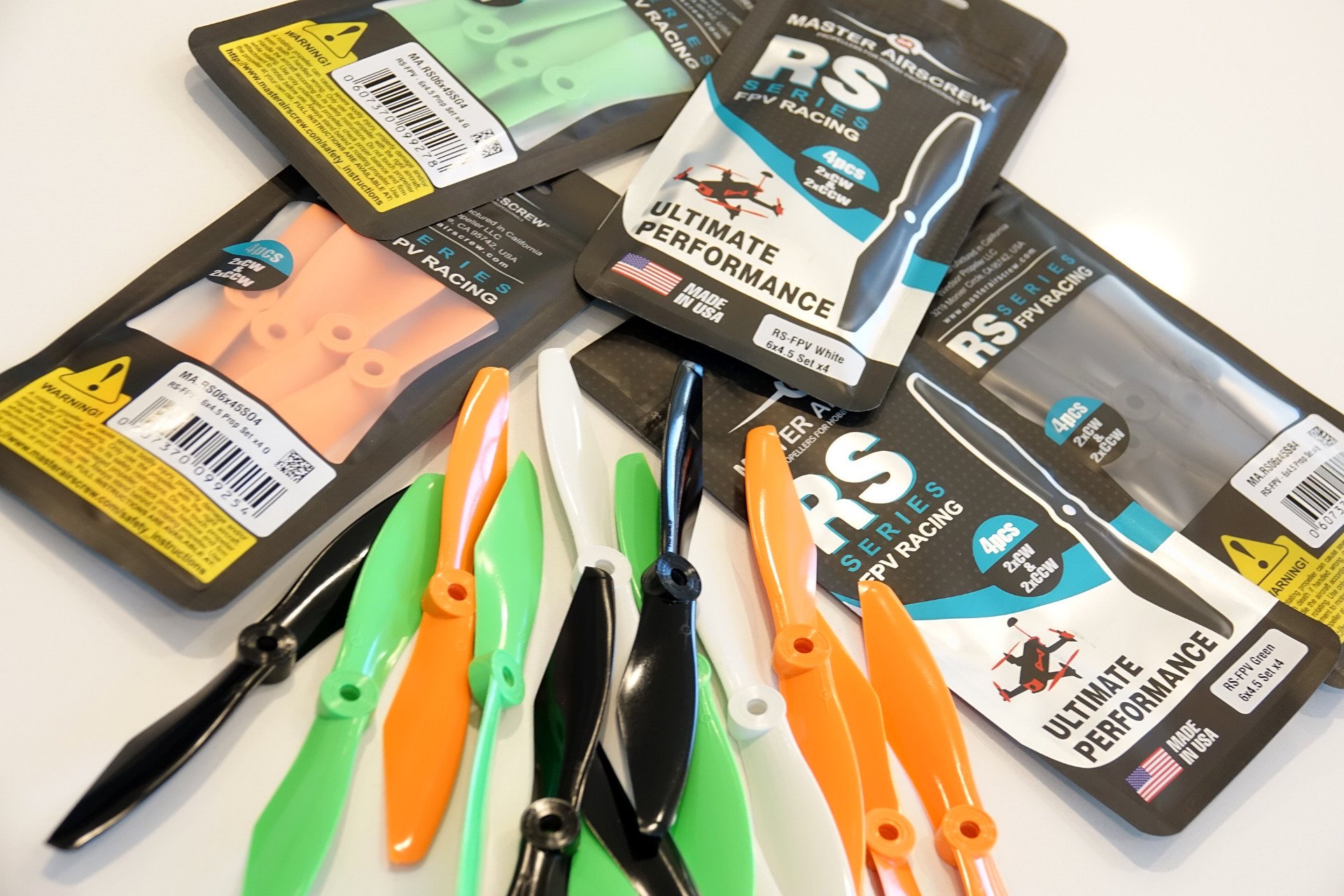 5x4.5 RS-FPV Racing Propeller Set 4x Black-7