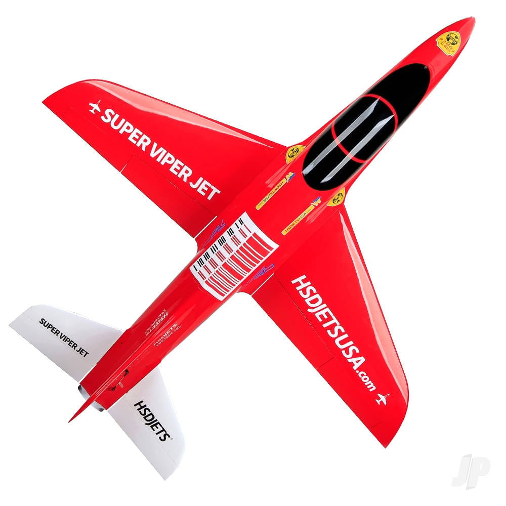 Super Viper 120mm EDF Composite Jet, Red, 1800mm (PNP 12S)-3