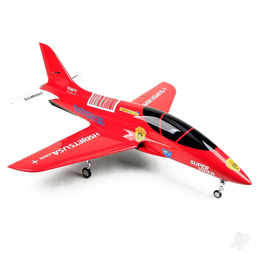 Super Viper 120mm EDF Composite Jet, Red, 1800mm (PNP 12S)-5