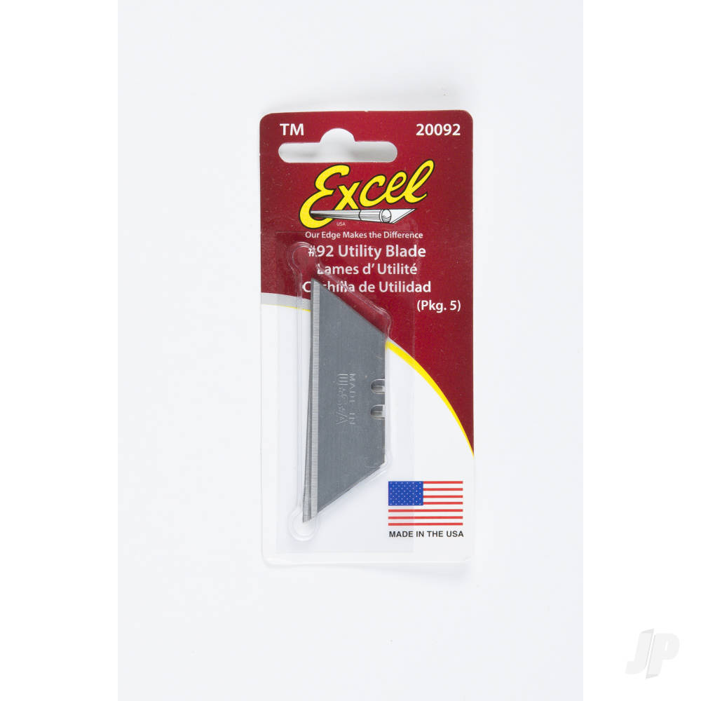 2 Notch Utility Blade, 0.024in (5 pcs) (Carded)-6