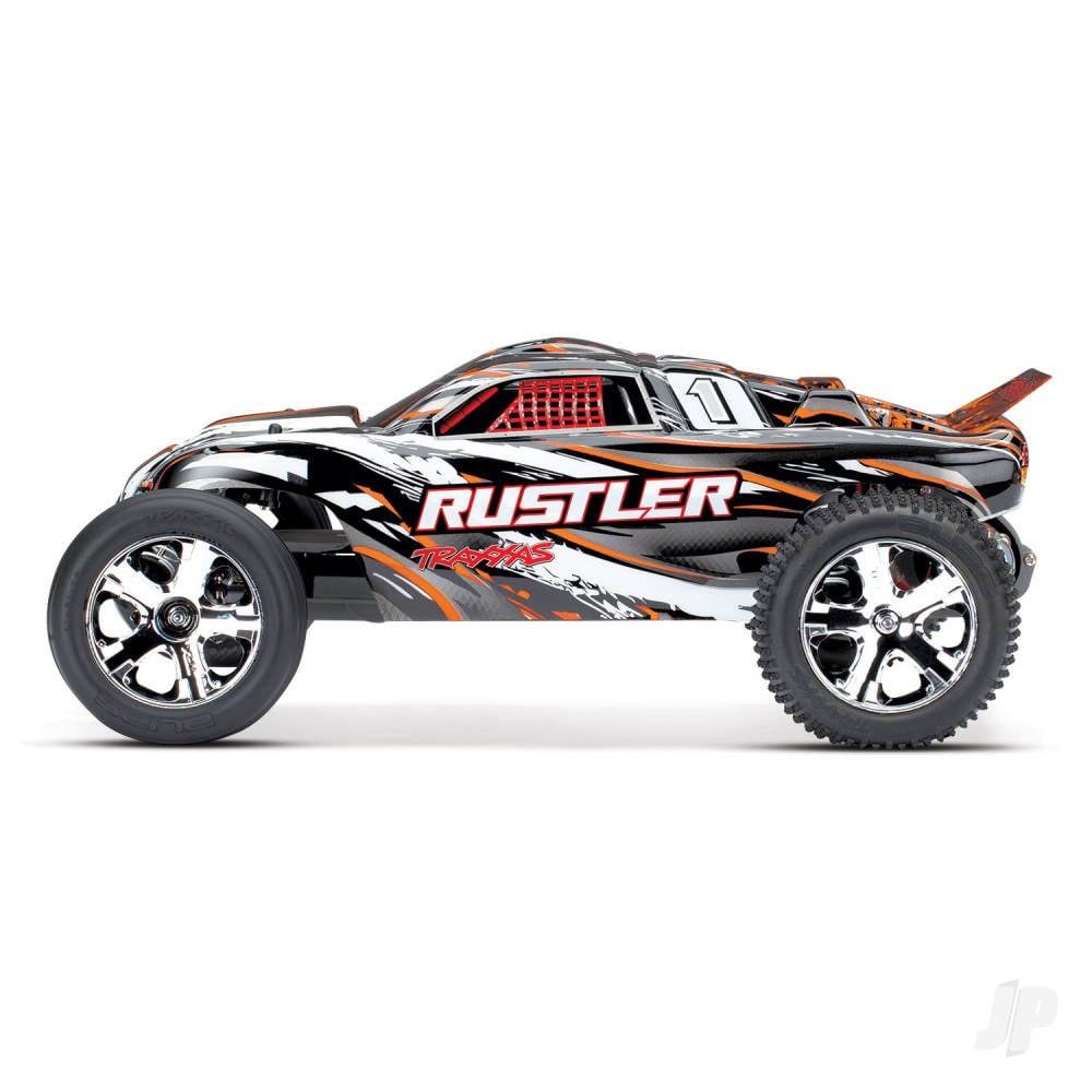 Orange Rustler 1:10 2WD RTR Electric Stadium Truck (+ TQ 2-ch, XL-5, Titan 550)-3