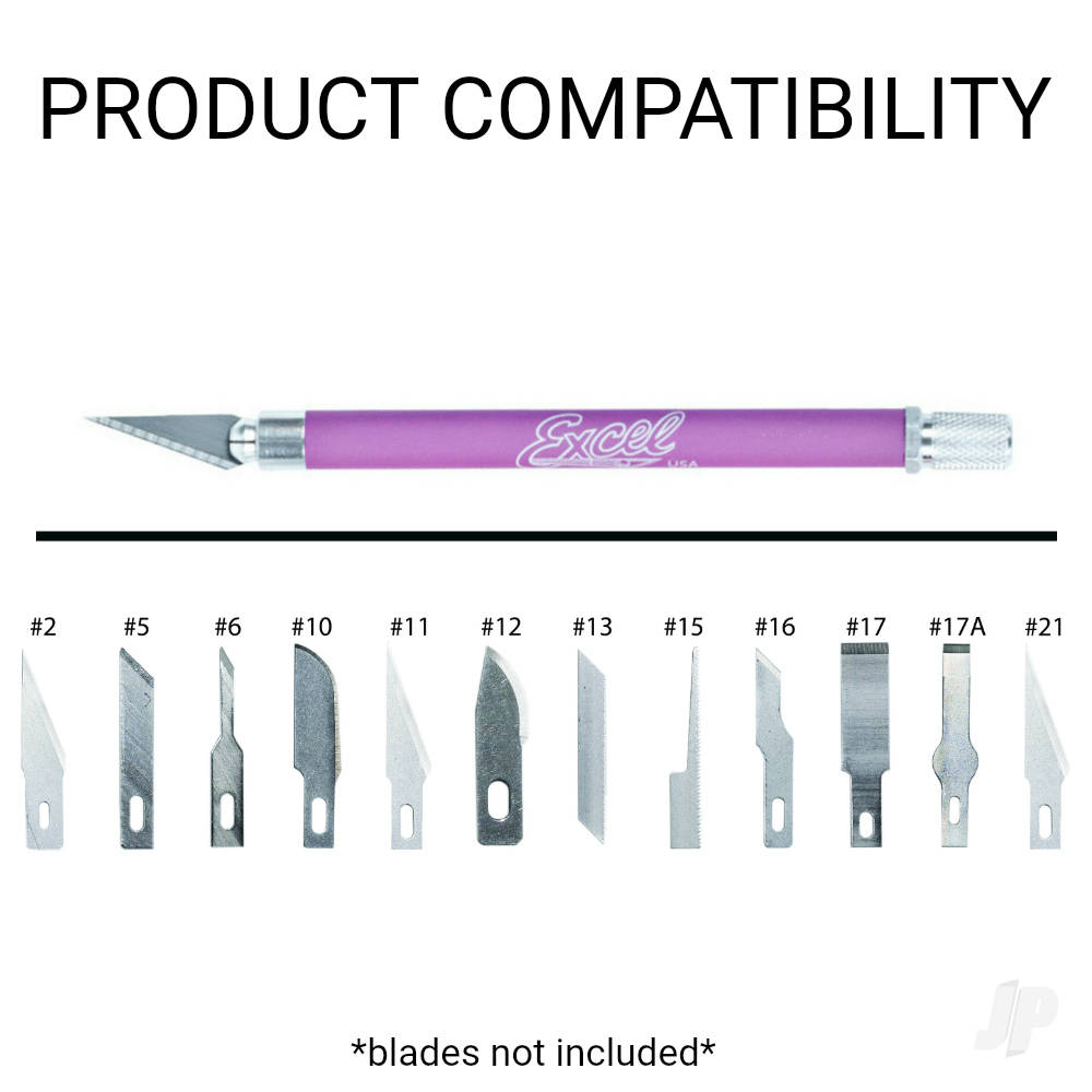 K18 Grip-On Knife with Safety Cap (#11 Blade), Purple (Carded)-4