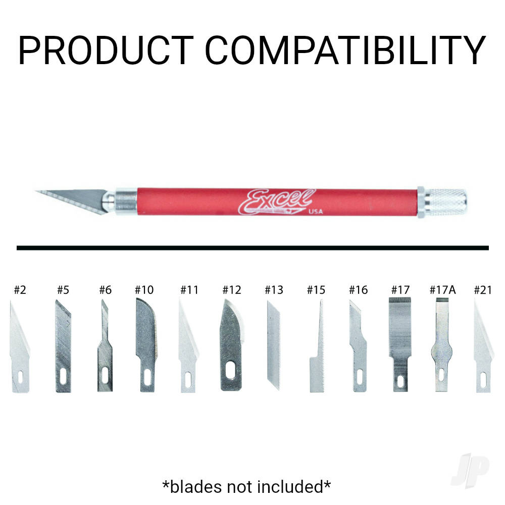 K18 Grip-On Knife with Safety Cap (#11 Blade), Red (Carded)-4