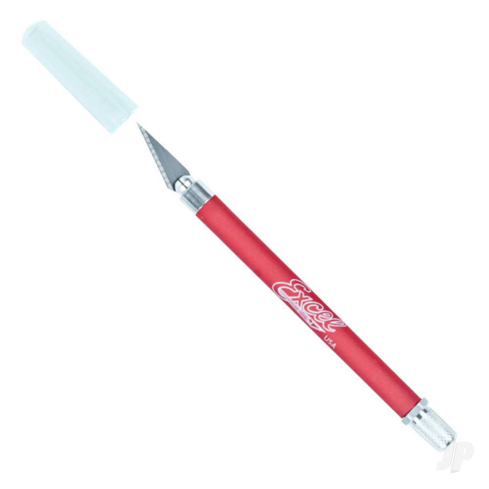 K18 Grip-On Knife with Safety Cap (#11 Blade), Red (Carded)-5