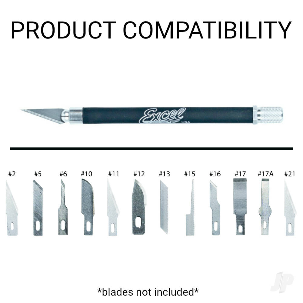 K18 Grip-On Knife with Safety Cap (#11 Blade), Black (Carded)-4