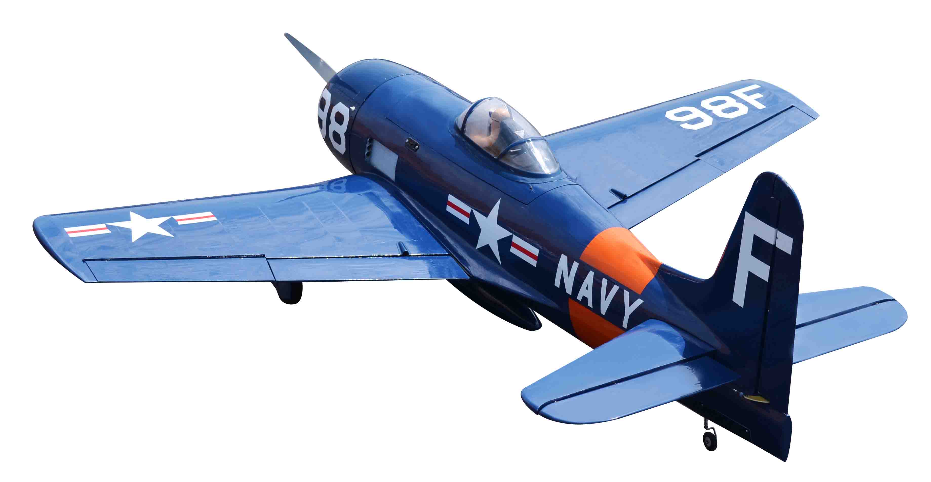 Grumman F8F-2 Bearcat "Navy" 33cc (71in) (SEA-324B)-3