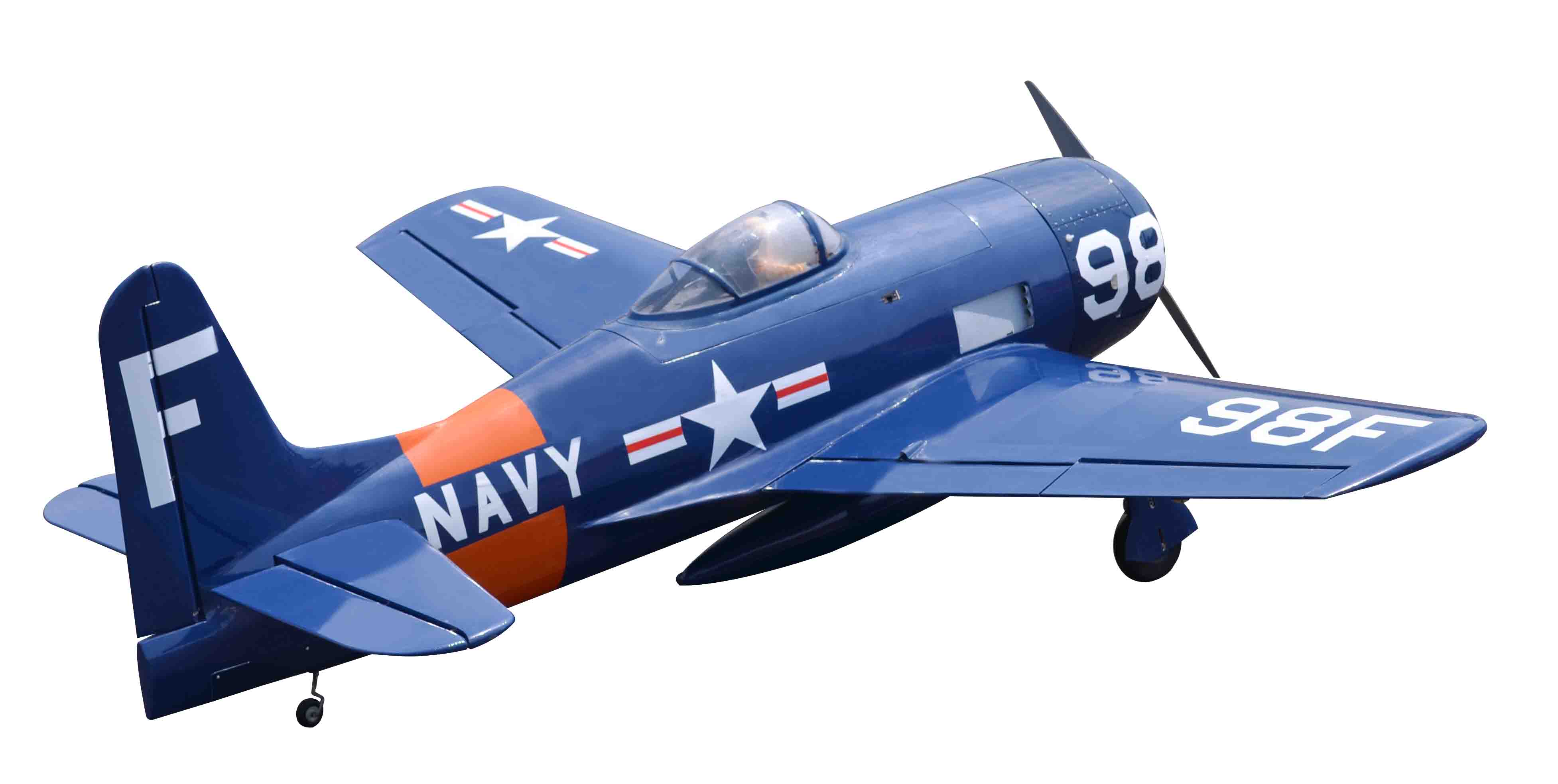 Grumman F8F-2 Bearcat "Navy" 33cc (71in) (SEA-324B)-4