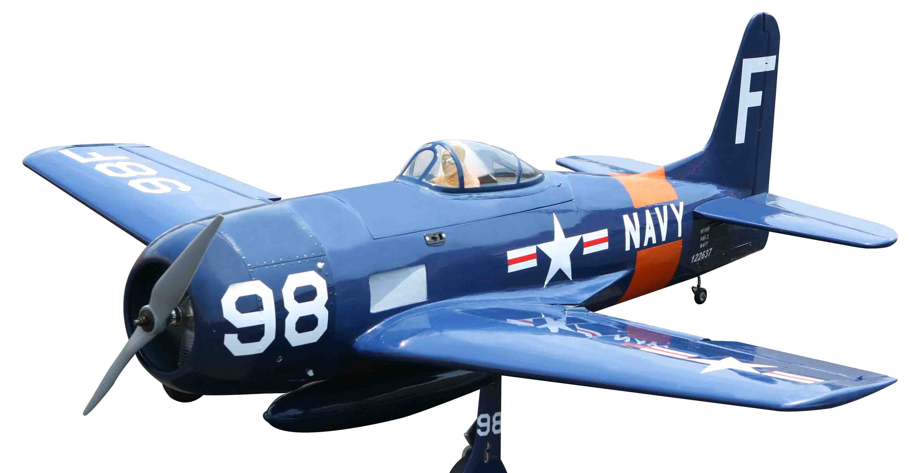 Grumman F8F-2 Bearcat "Navy" 33cc (71in) (SEA-324B)-5