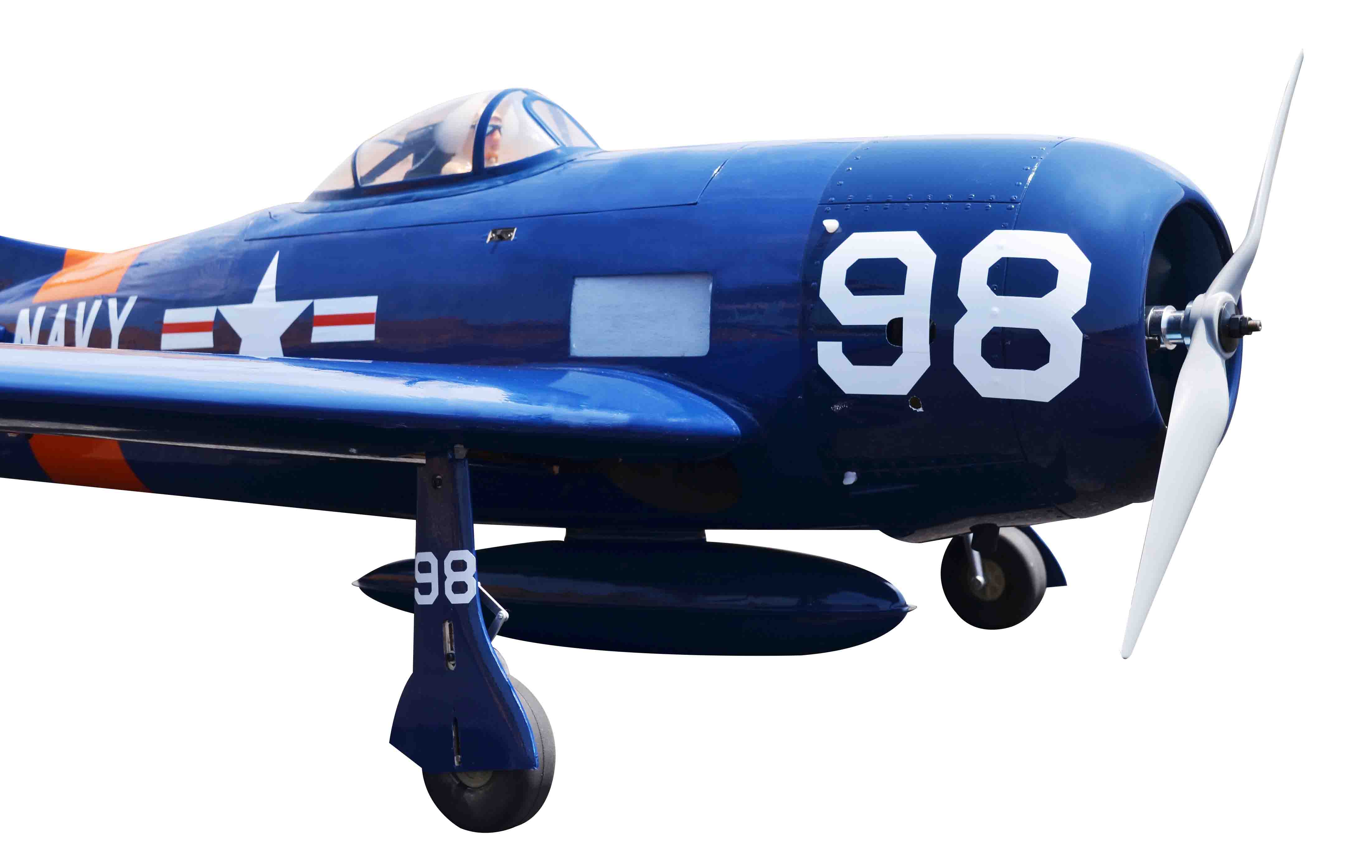 Grumman F8F-2 Bearcat "Navy" 33cc (71in) (SEA-324B)-6