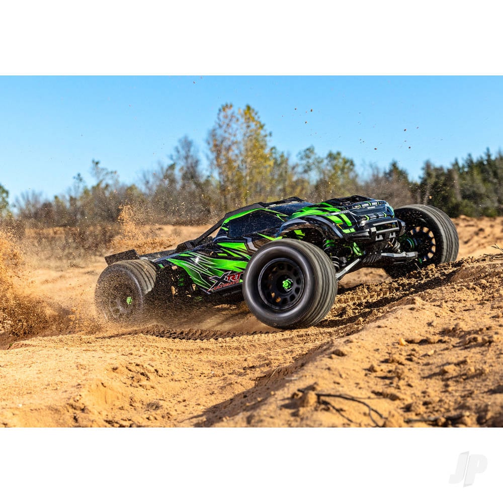 XRT Ultimate 1:6 8S 4WD Electric Race Truck, Green (+ TQi 2-ch Link, VXL-8s, Velineon 1200XL, TSM)-24