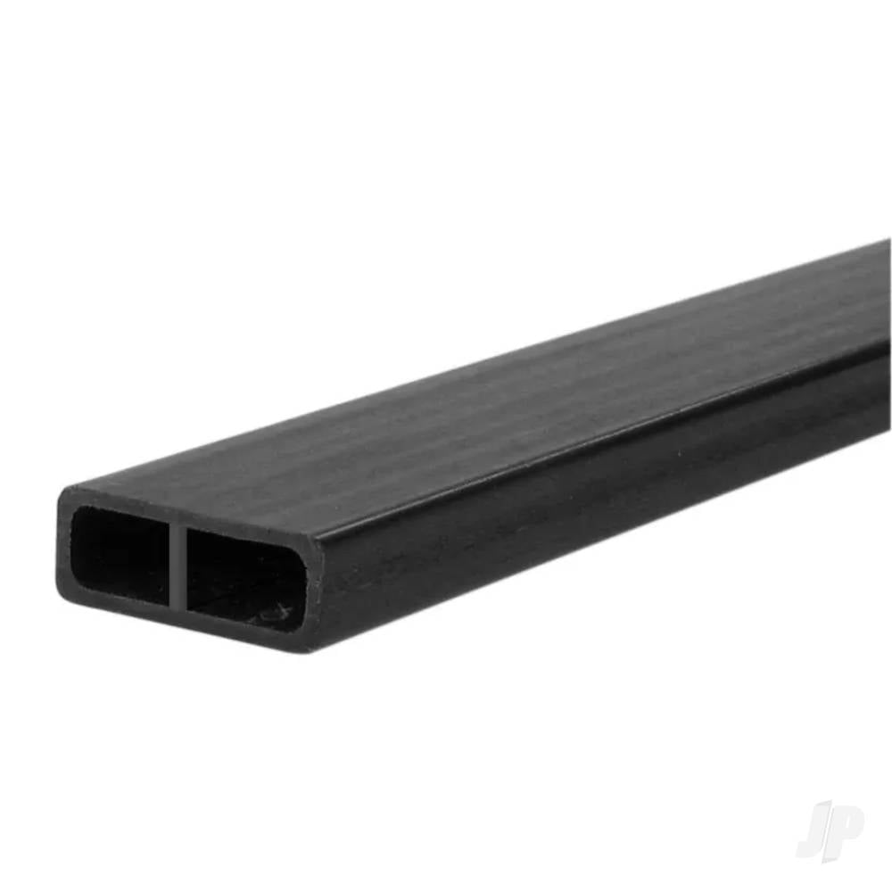 6mm x 16mm 1m Carbon Fibre Rectangular Tube, 0.7mm Wall