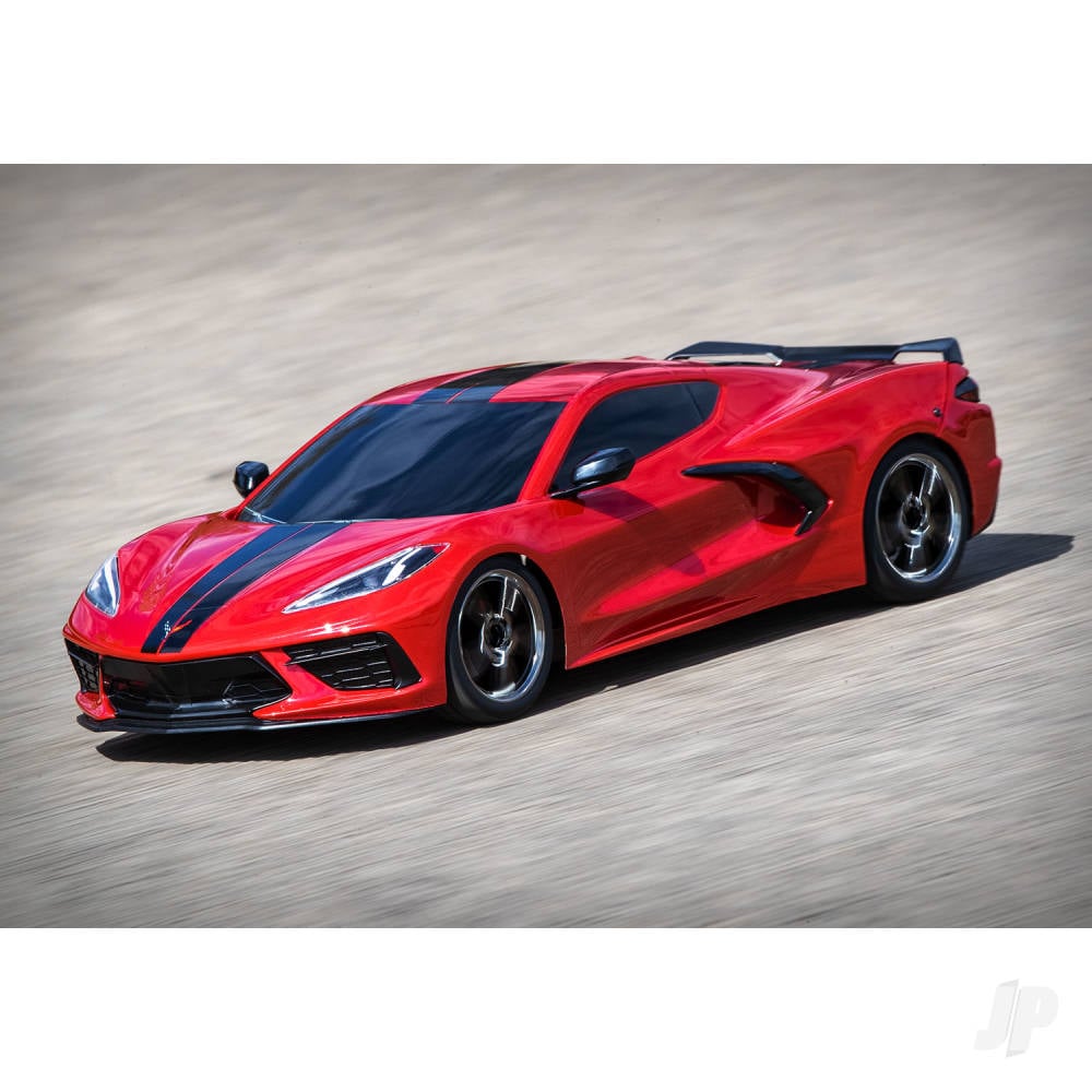 Red Chevrolet Corvette Stingray 1:10 AWD Supercar (+ TQ 2-ch, XL-5, Titan 550)-5