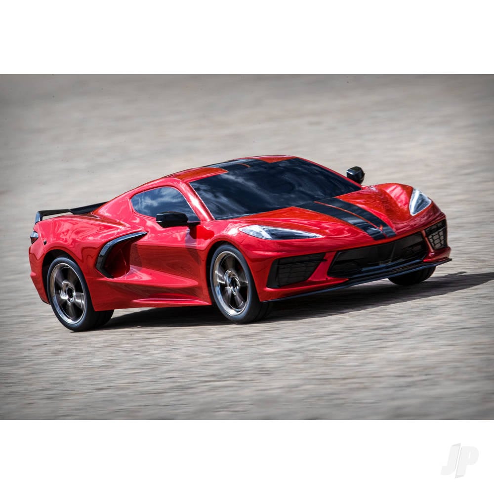 Red Chevrolet Corvette Stingray 1:10 AWD Supercar (+ TQ 2-ch, XL-5, Titan 550)-6