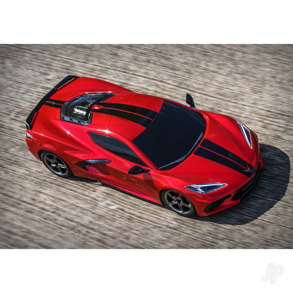 Red Chevrolet Corvette Stingray 1:10 AWD Supercar (+ TQ 2-ch, XL-5, Titan 550)-7