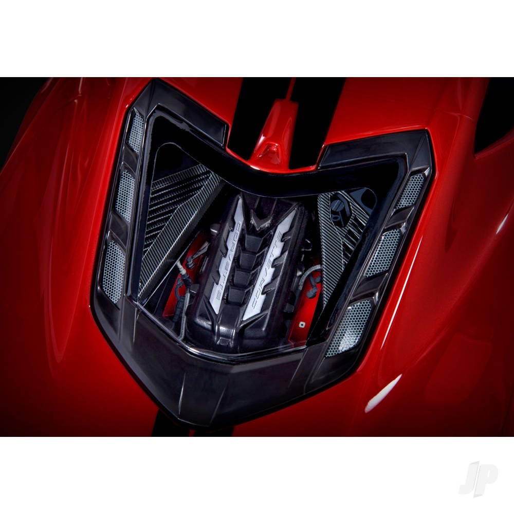 Red Chevrolet Corvette Stingray 1:10 AWD Supercar (+ TQ 2-ch, XL-5, Titan 550)-12
