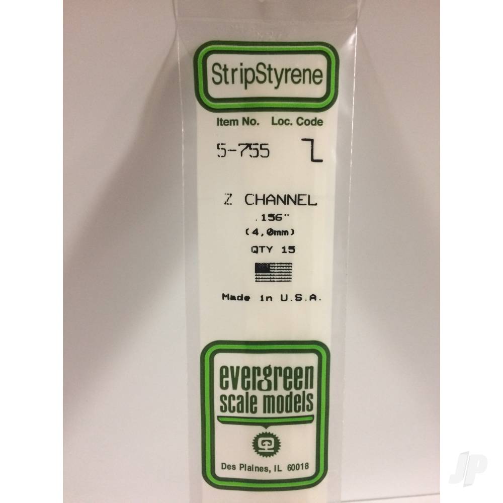 14in (35cm) Z-Channel .156in (4.0mm) (15 per pack)-2