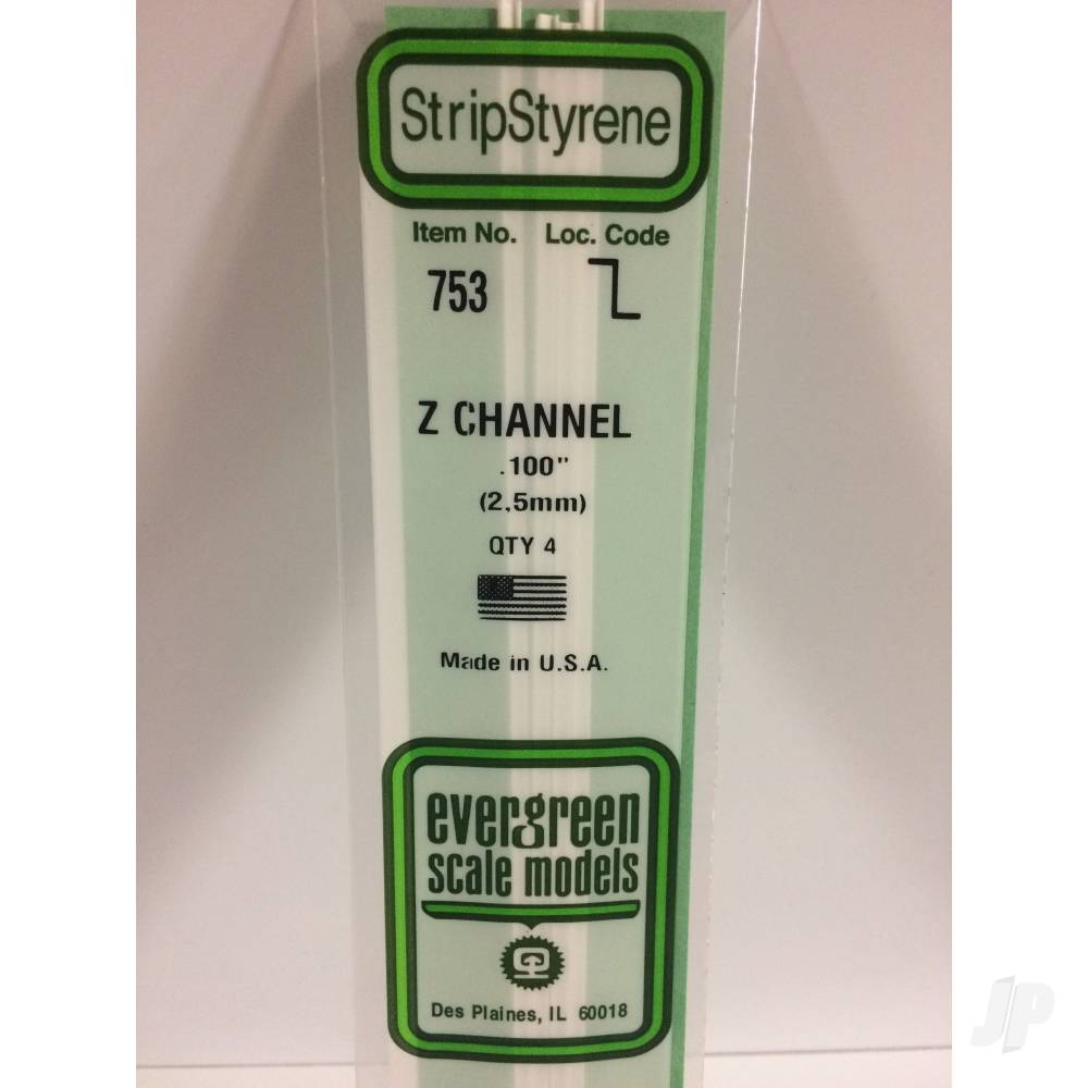14in (35cm) Z-Channel .100in (2.5mm) (100 per pack)-2